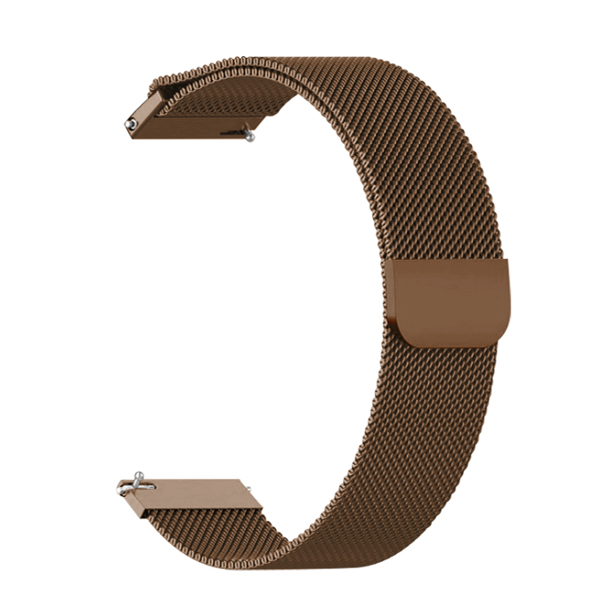 Метална магнитна каишка Milanese за Smart Watch, 20мм /бронз/