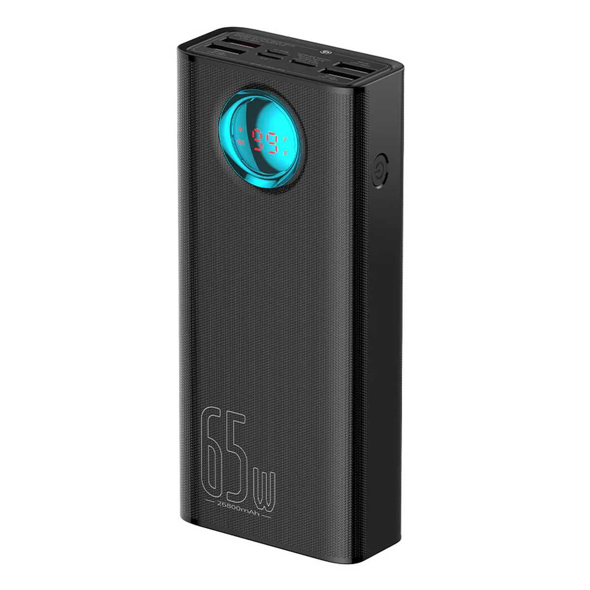 BASEUS Power Bank 26800 mAh, 65W, Ambilight Digital Display, P10022402113-00 /черен/