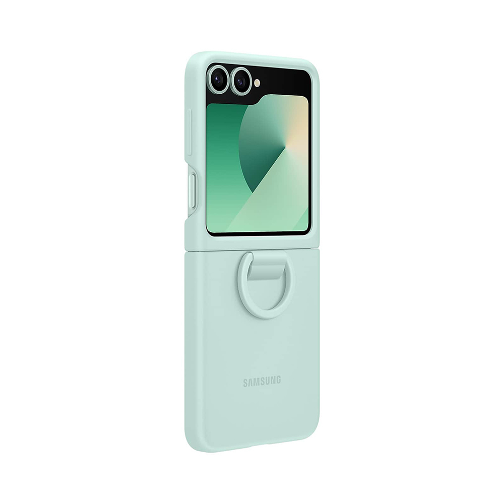 Калъф Silicone Cover with Ring Samsung Z Flip 6 EF-PF741TME /мента/