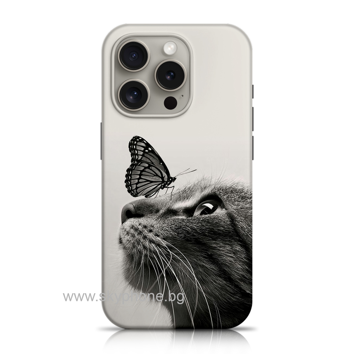 Калъф Aurora Series Xiaomi RedMi A1/ RedMi A2 /cat-butterfly/