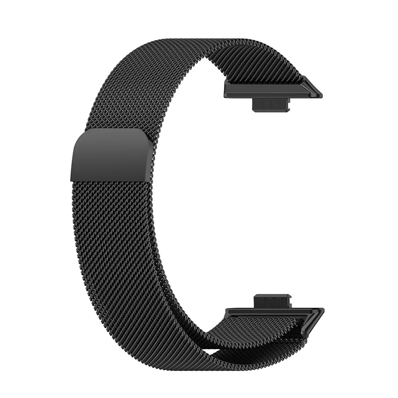 Метална каишка Milanese Loop за Huawei Watch Fit 3 /черна/
