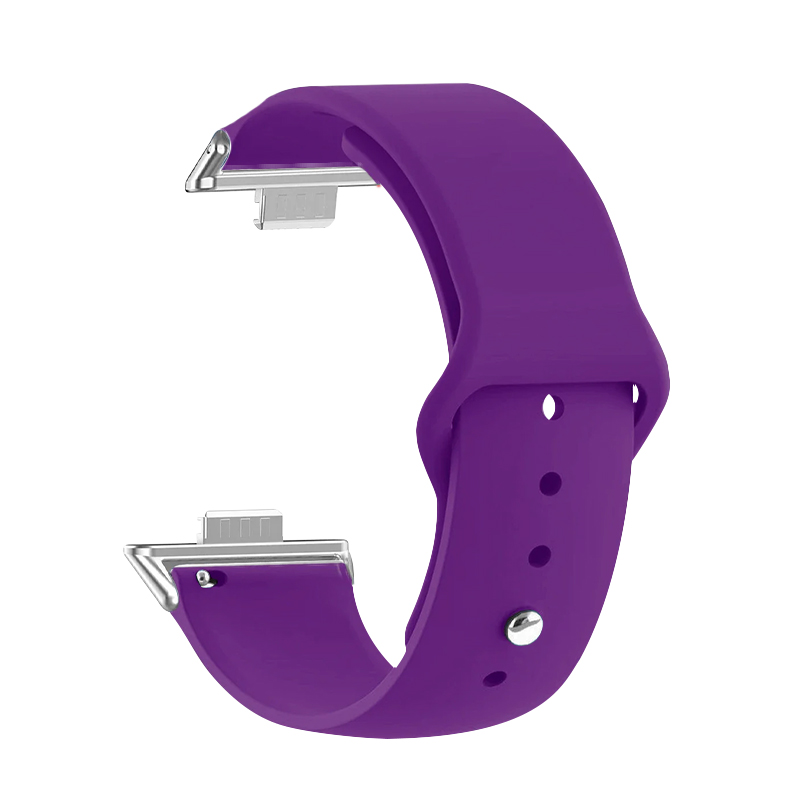 Каишка за Huawei Watch Fit 3, Silicon Simple Strap, силиконова /тъмнолилава/