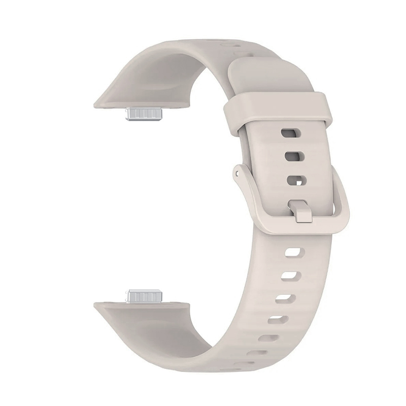 Каишка за Huawei Watch Fit 3, Silicone Soft Strap /starlight/