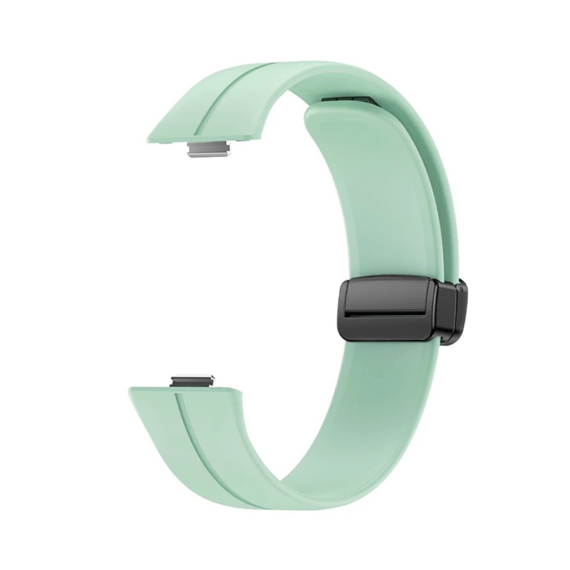 Silicone Magnet Black Buckle for Huawei Watch Fit 3 /mint/