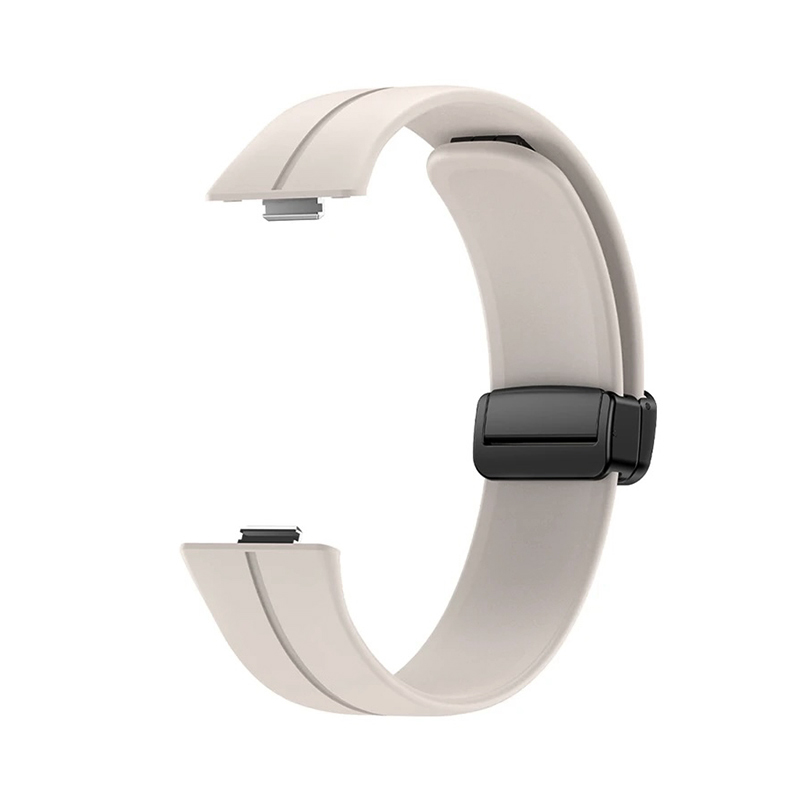 Каишка Silicone Magnet Black Buckle за Huawei Watch Fit 3 /starlight/