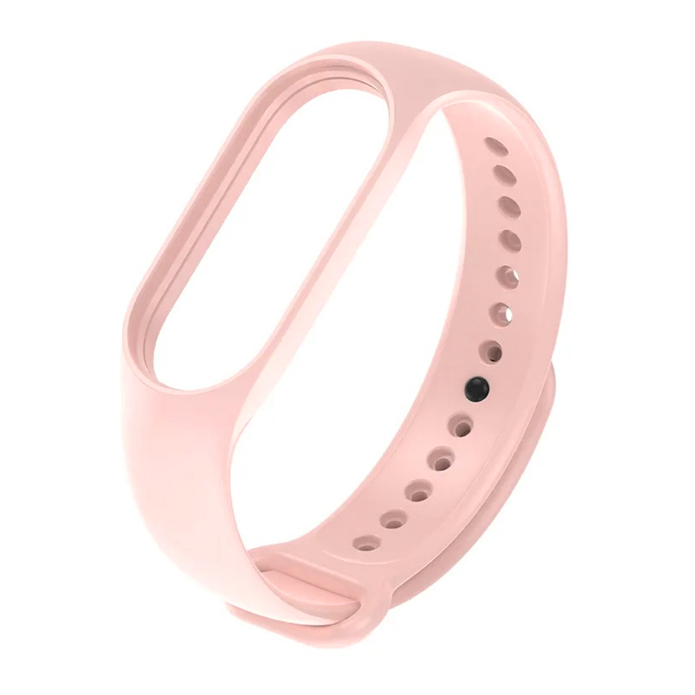 Каишка за Xiaomi Mi Band 5/6, Silicon Strap, силиконова /светлорозова/