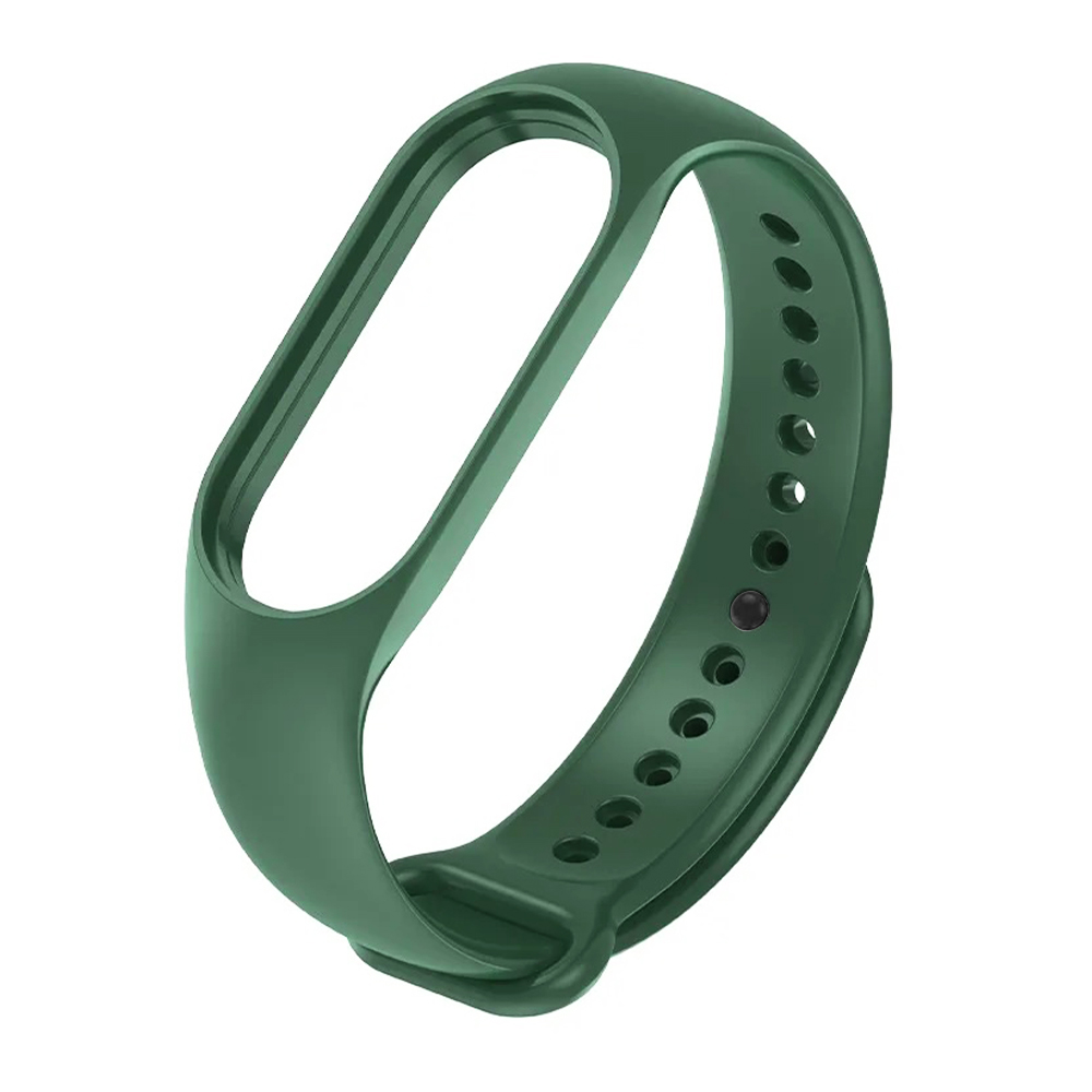 Каишка за Xiaomi Mi Band 5/6, Silicon Strap, силиконова /зелена/
