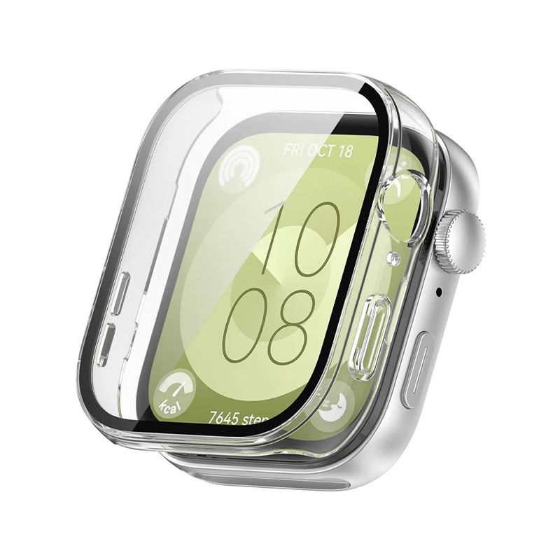 PC протектор + Tempered glass за Huawei Watch Fit 3 /прозрачен/