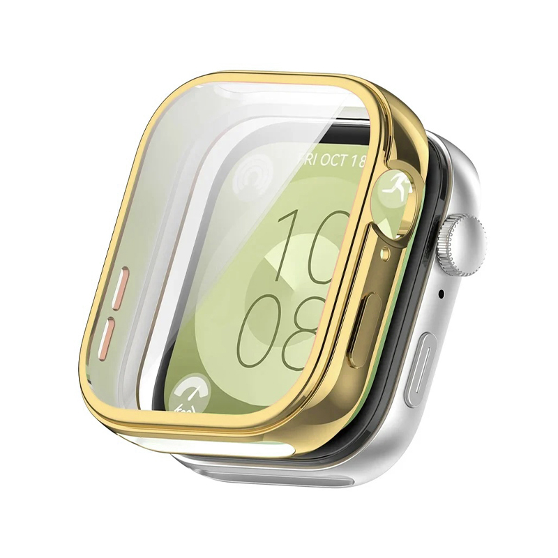 Силиконов протектор за Huawei Watch Fit 3 /златист/