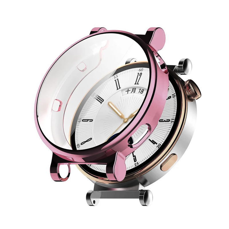Силиконов протектор за Huawei GT4, 41mm /розов/