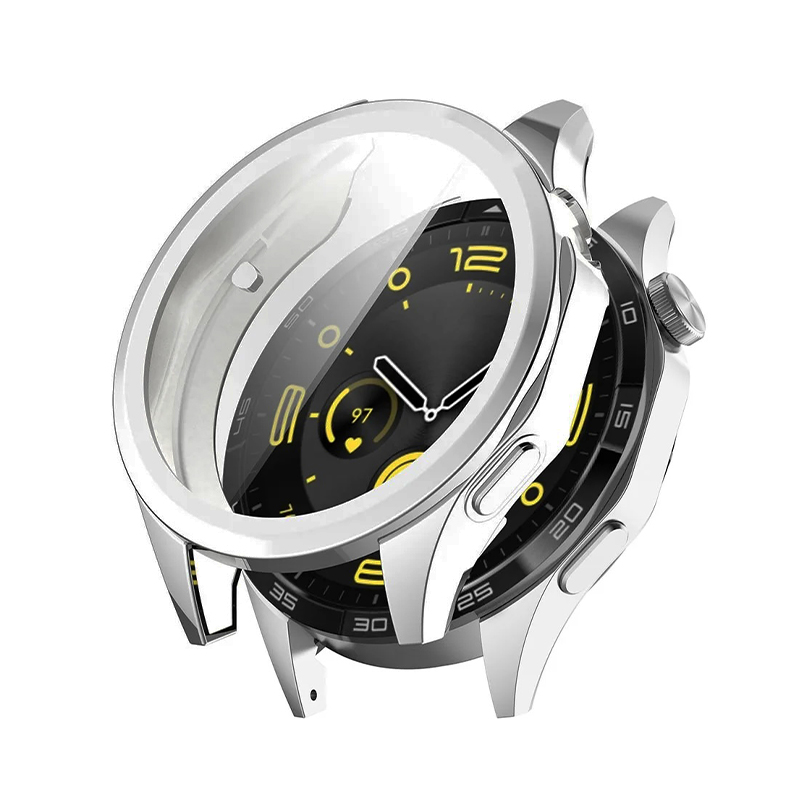 Силиконов протектор за Huawei GT4, 46mm /сребрист/