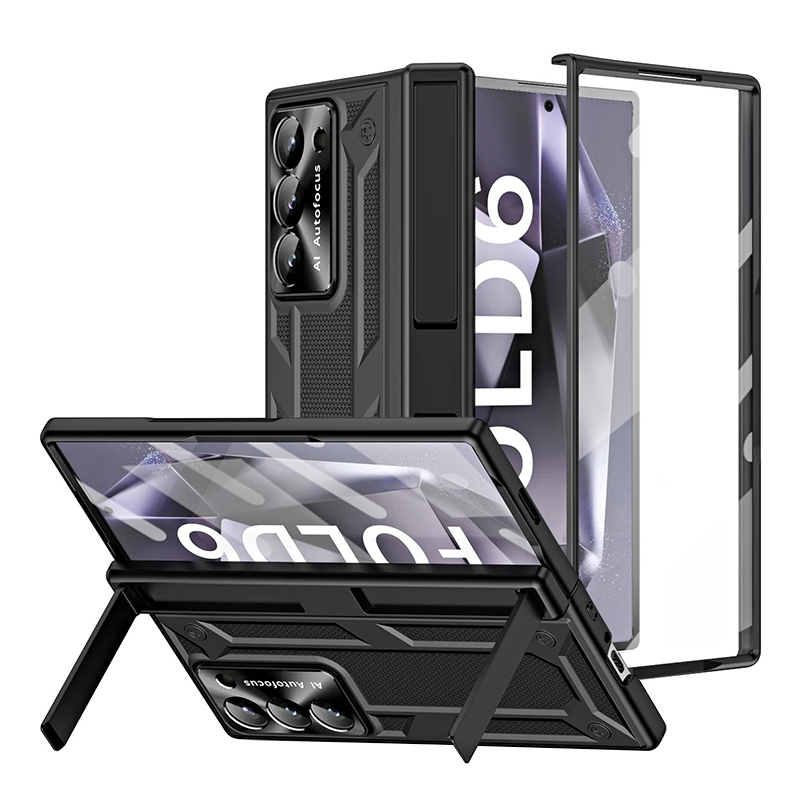Калъф FW Full Body Iron Armor със стойка Samsung Z Fold 6 /черен/
