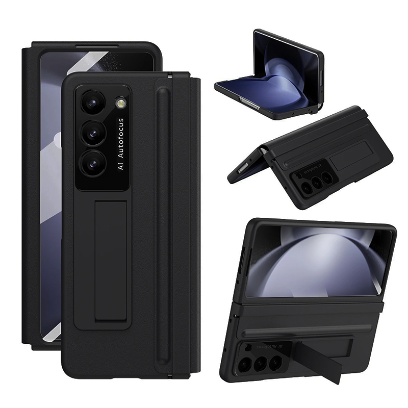 Калъф FW Full Body Leather Samsung Z Fold 6 /черен/