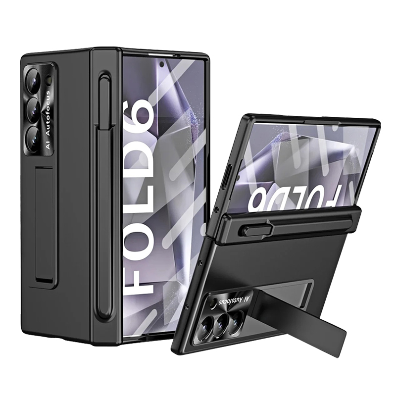 Калъф FW Full Body със стойка Samsung Z Fold 6 + S Pen /full black/