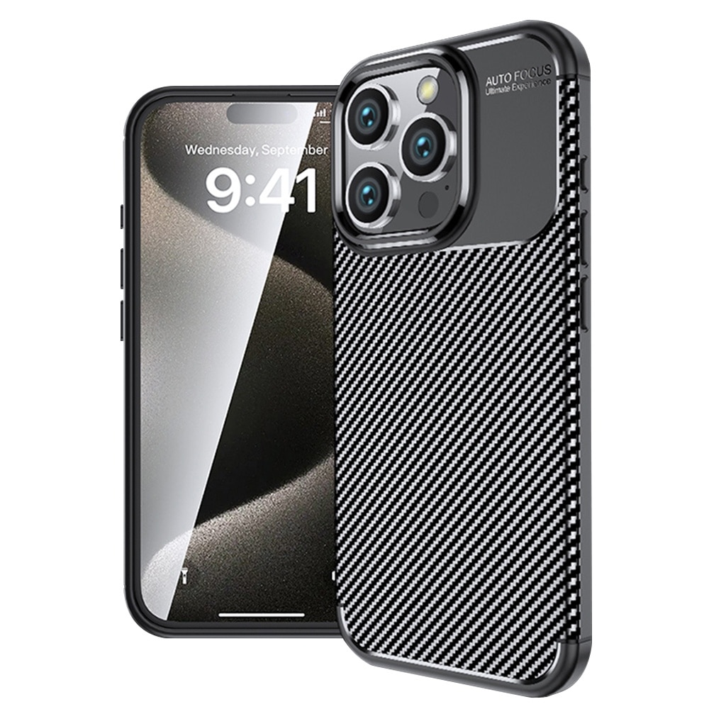 Калъф Business CARBON Xiaomi RedMi Note 14 Pro 4G /черен/