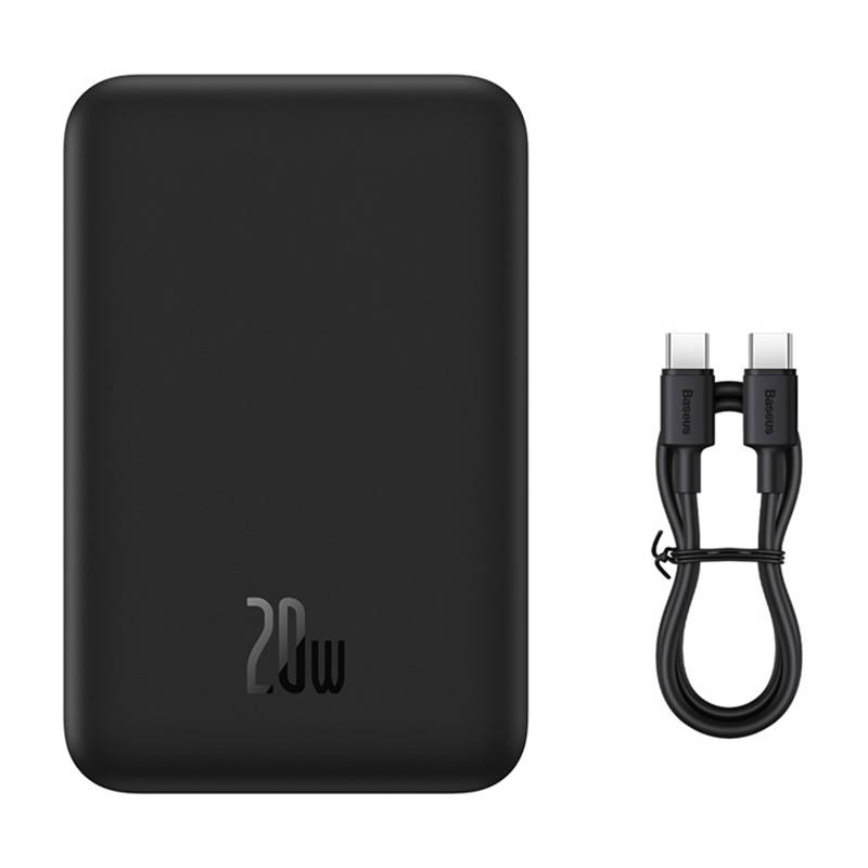 BASEUS Power Bank 20000 mAh, 20W Magnetic Mini Wireless, PPCX150001 /черен/