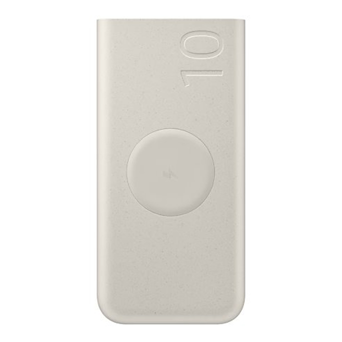 Samsung Power Bank 10 000 mAh 25W, Wireless, бежов - EB-U2510XUE