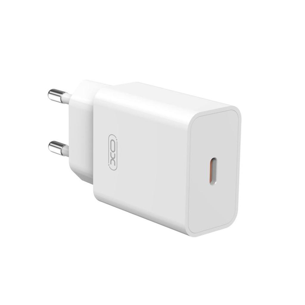 XO 220V 20W, USB-C, бял - L126