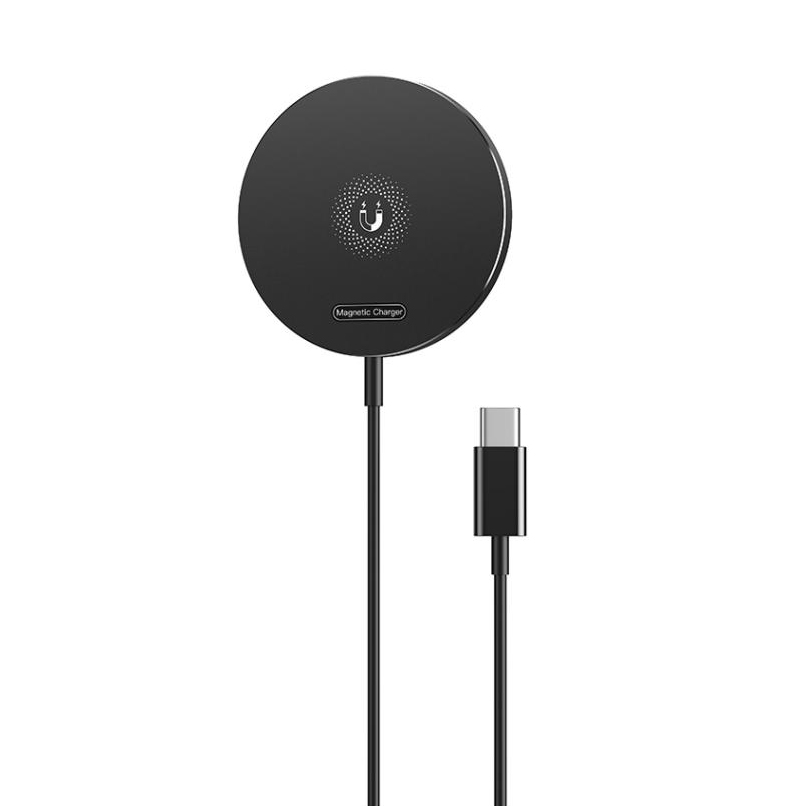 XO Wireless зарядно MagSafe, 15W, Type-C, CX022 /черно/