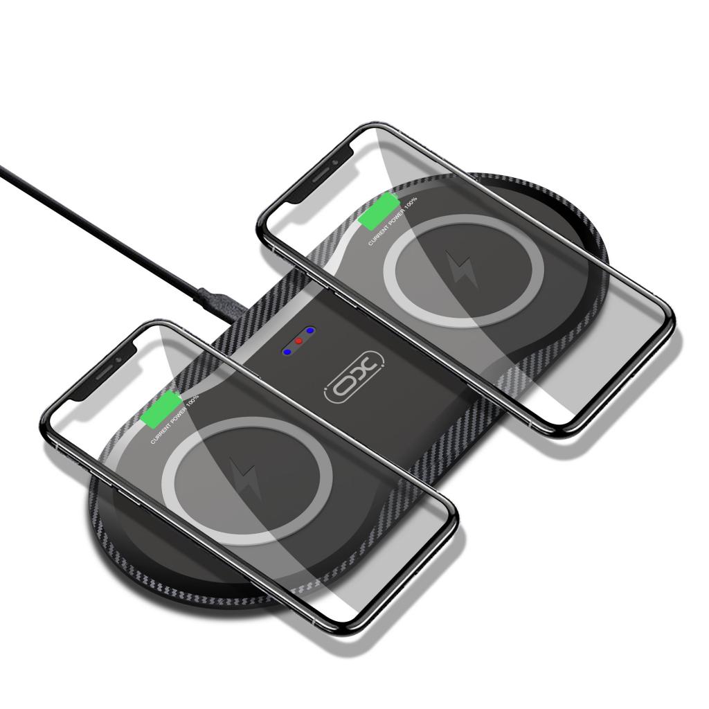 XO Wireless зарядно 20W 2 в 1, XO WX025 /черно/