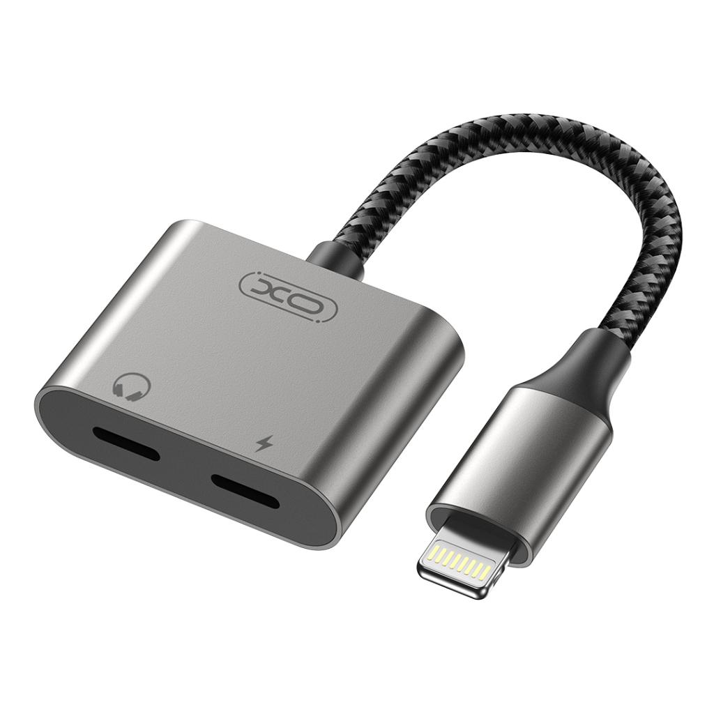 Adapter from Lightning to 2 x Lightning, XO NB-R258A /tarnish/