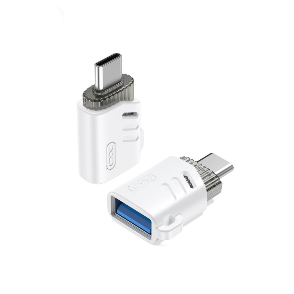 XO Adapter Type-C OTG - USB-A, Mini, NB256B /white/