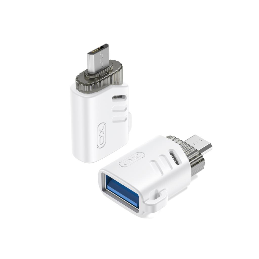 XO Adapter Micro OTG - USB-A, Mini, NB256C /white/