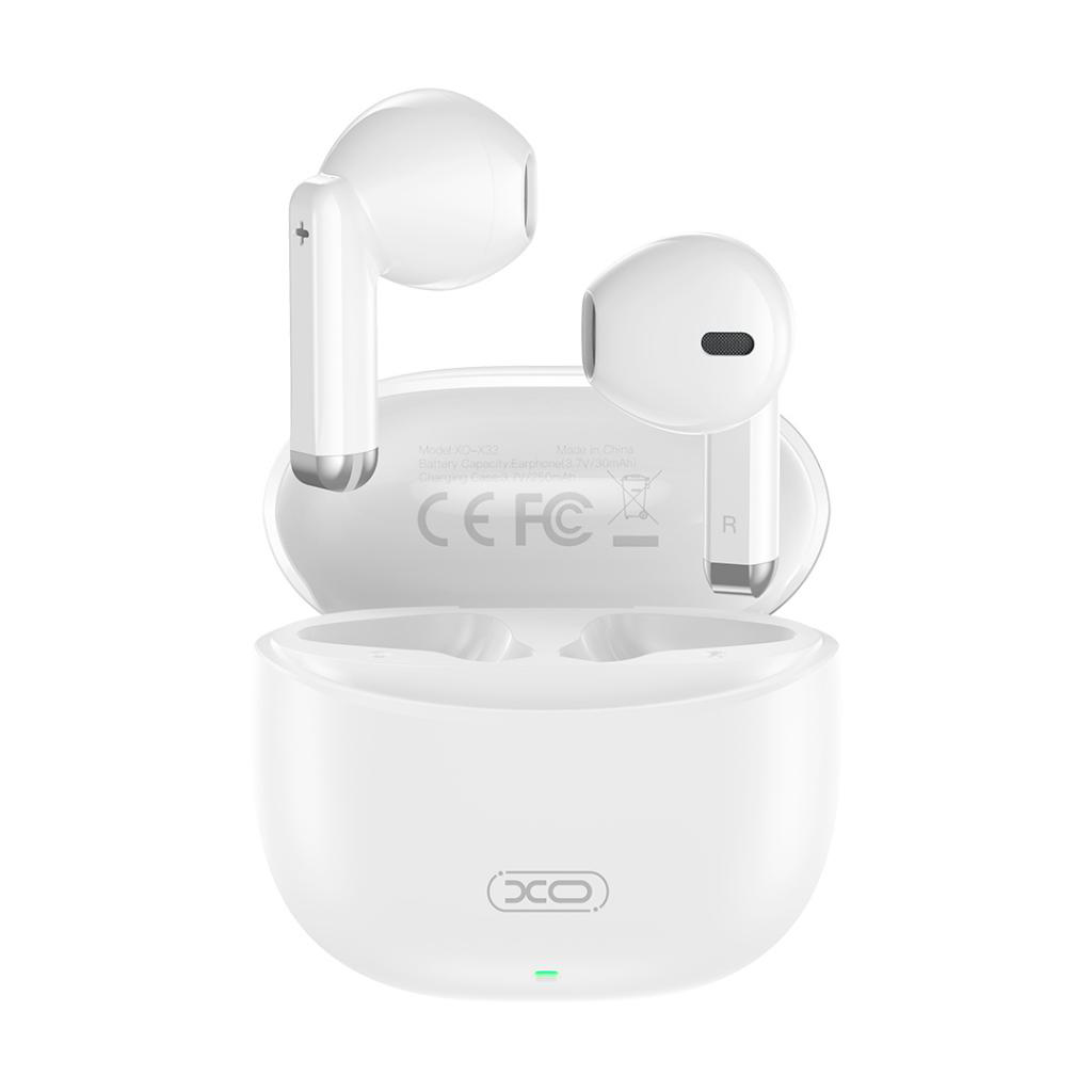 Bluetooth HF XO - X33 TWS, Mini Jade Crystals /бели/