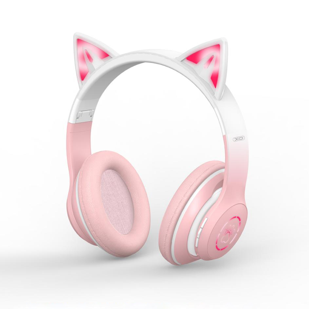 Bluetooth HF XO - BE38 Cat Lights /розови/