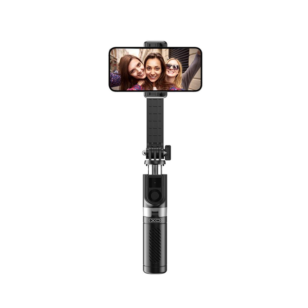 Селфи стик XO Tripod Stand SS10 с огледалце, Bluetooth /черен/