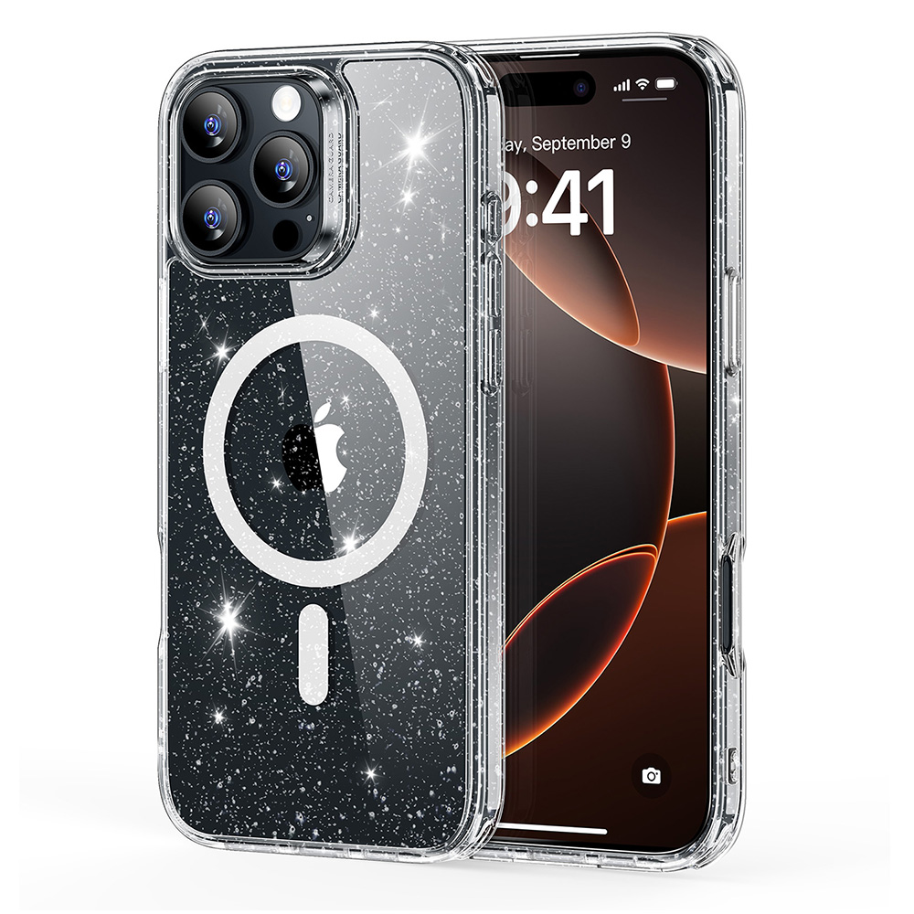 ESR Калъф Classic Hybrid iPhone 16 Pro, MagSafe /прозрачен, с блясък/ Amazon Pack