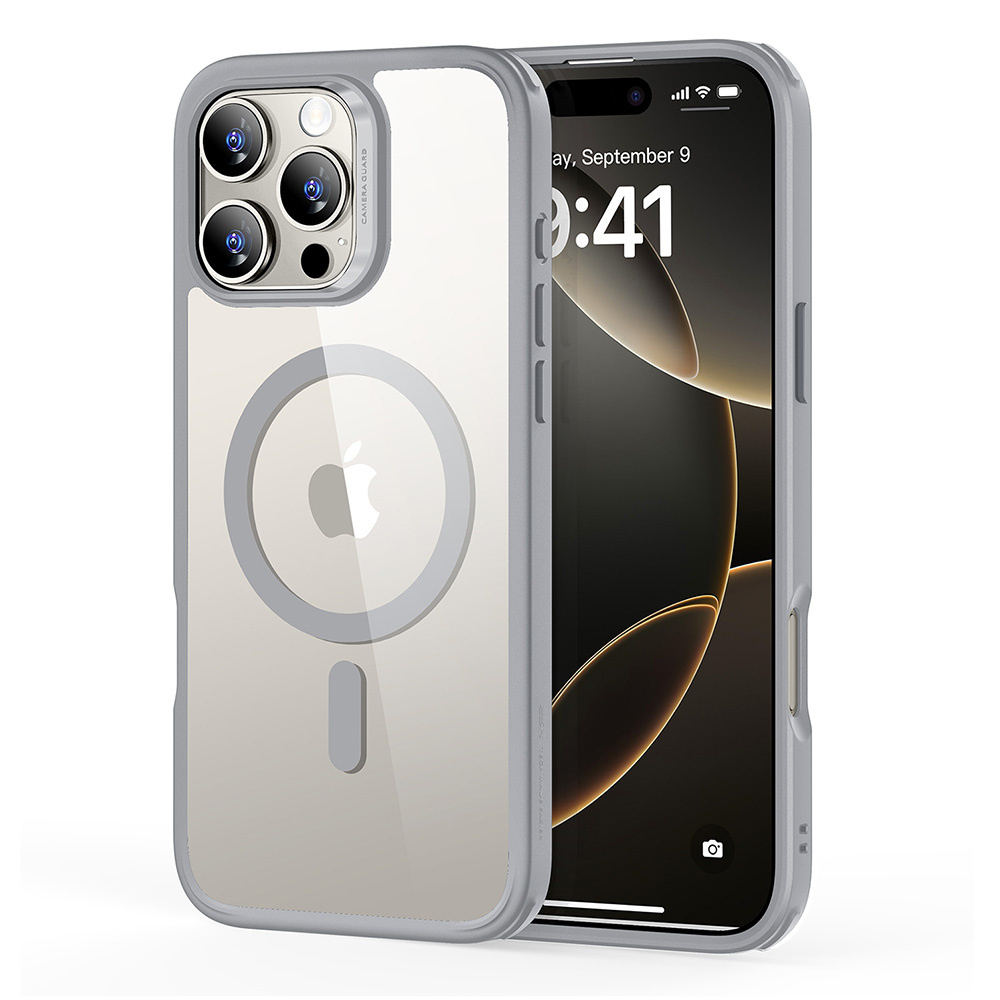 ESR Калъф Classic Hybrid iPhone 16 Pro, MagSafe /сив/ Amazon Pack