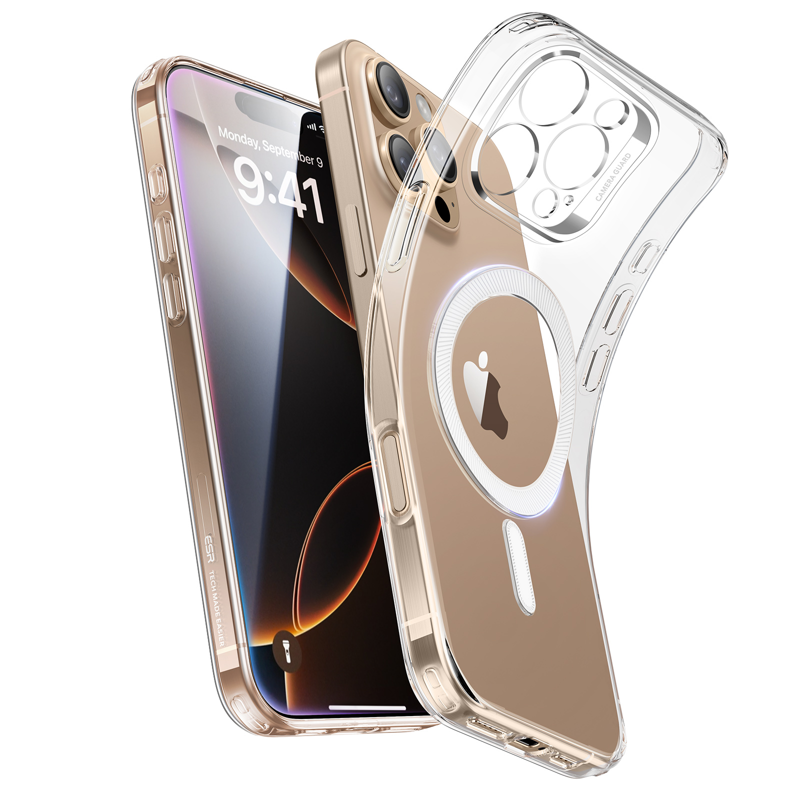 ESR Калъф Zero Clear iPhone 16 Pro, MagSafe /прозрачен/