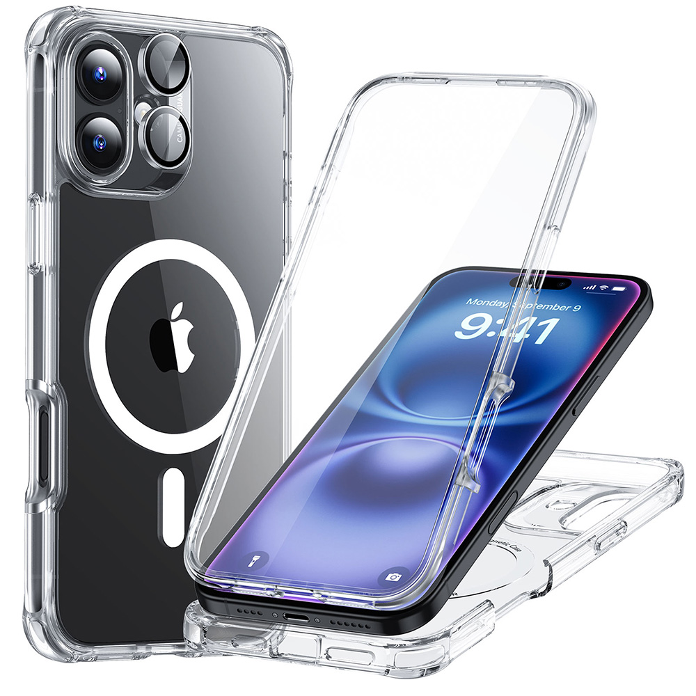 ESR Калъф Armor Tough 360 iPhone 16, MagSafe /прозрачен/ Amazon Pack