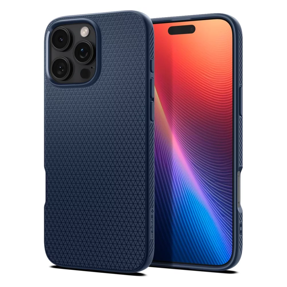 Калъф SPIGEN Liquid Air Apple iPhone 16 Pro /тъмно син/