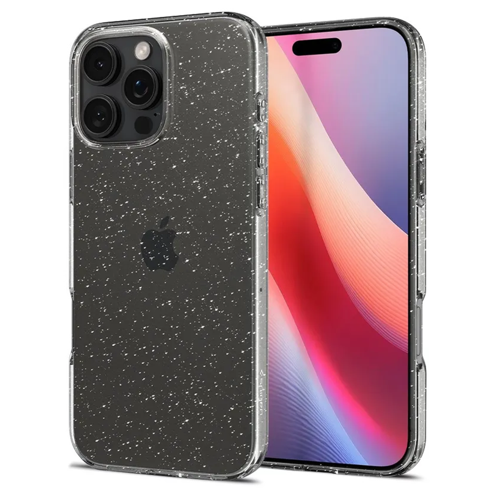 Калъф SPIGEN Liquid Crystal Apple iPhone 16 Pro /прозрачен, блестящ/