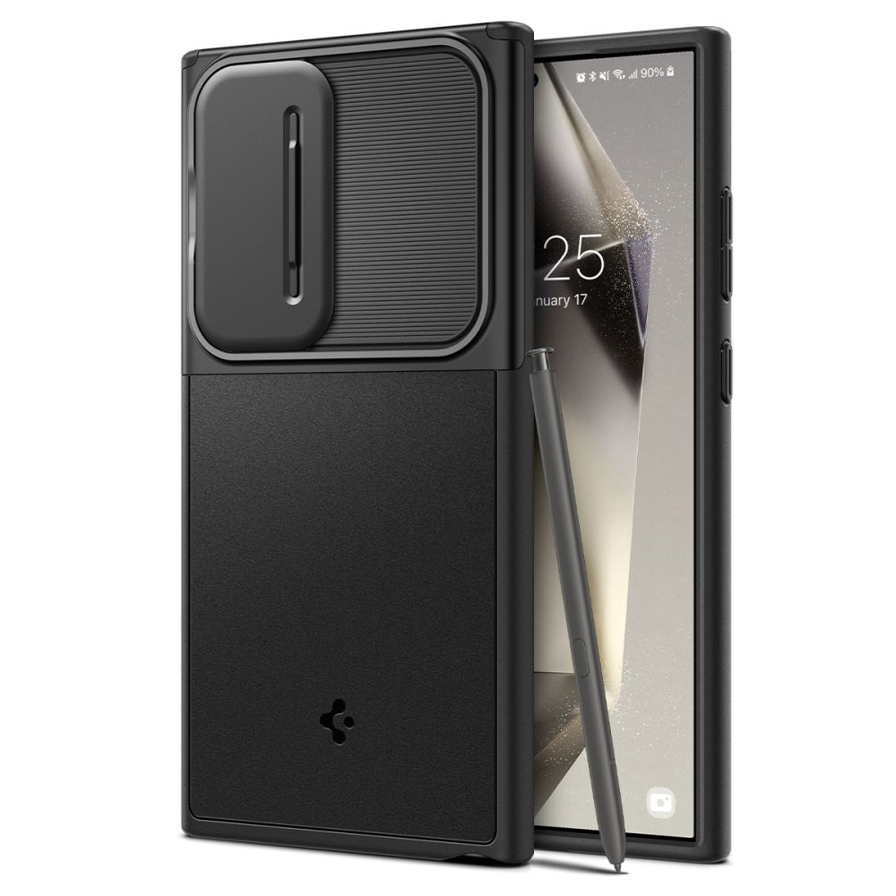 Калъф SPIGEN Optik Armor Samsung S24 Ultra /черен/
