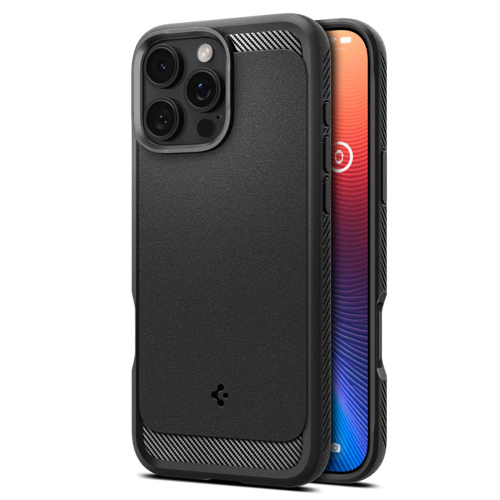Калъф SPIGEN Rugged Armor Apple iPhone 16 Pro Max, MagSafe /черен мат/