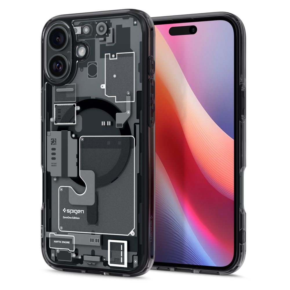 Калъф SPIGEN Ultra Hybrid Apple iPhone 16 /черен, ZeroOne/
