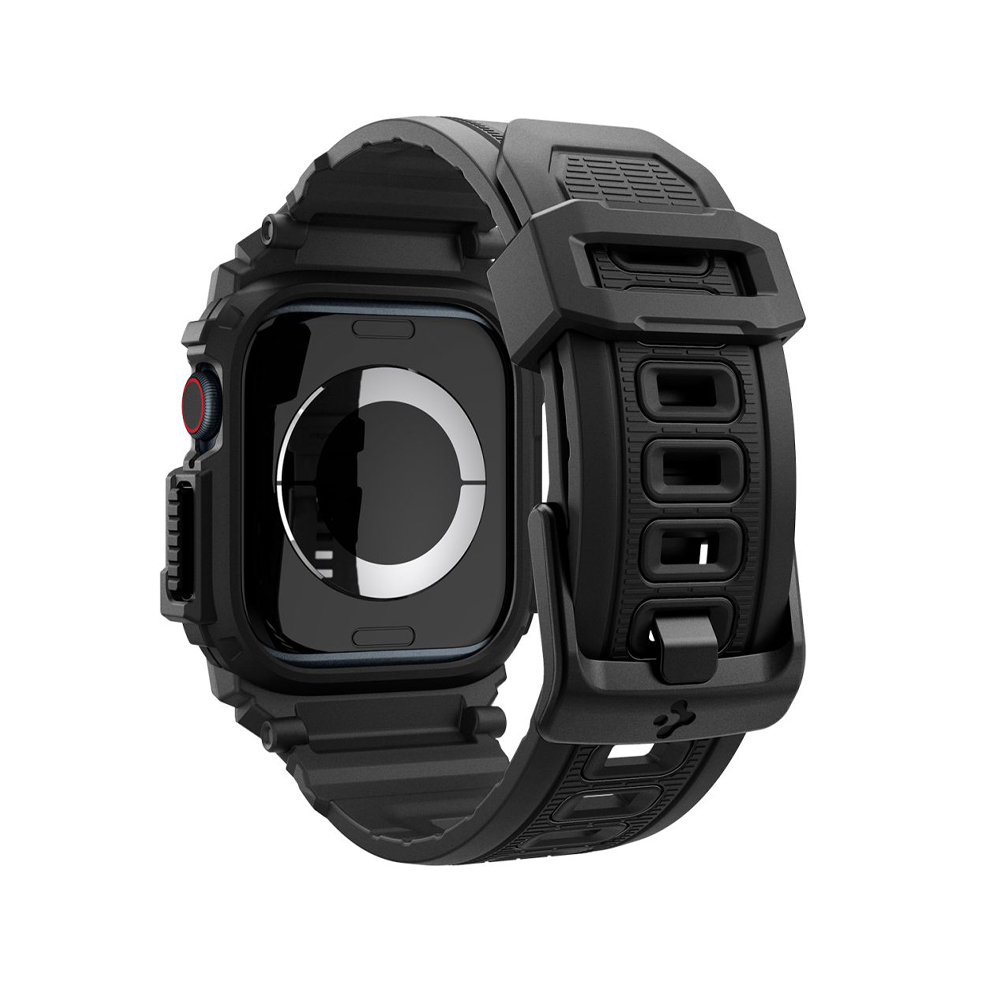 SPIGEN Strap + Built-in Frame Rugged Armor Pro Apple Watch 10, 42mm /черни/