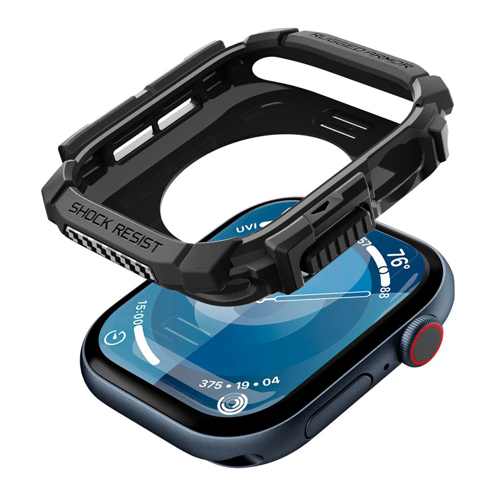 SPIGEN Протектор за корпус Rugged Armor Apple Watch 10, 42mm /черен мат/