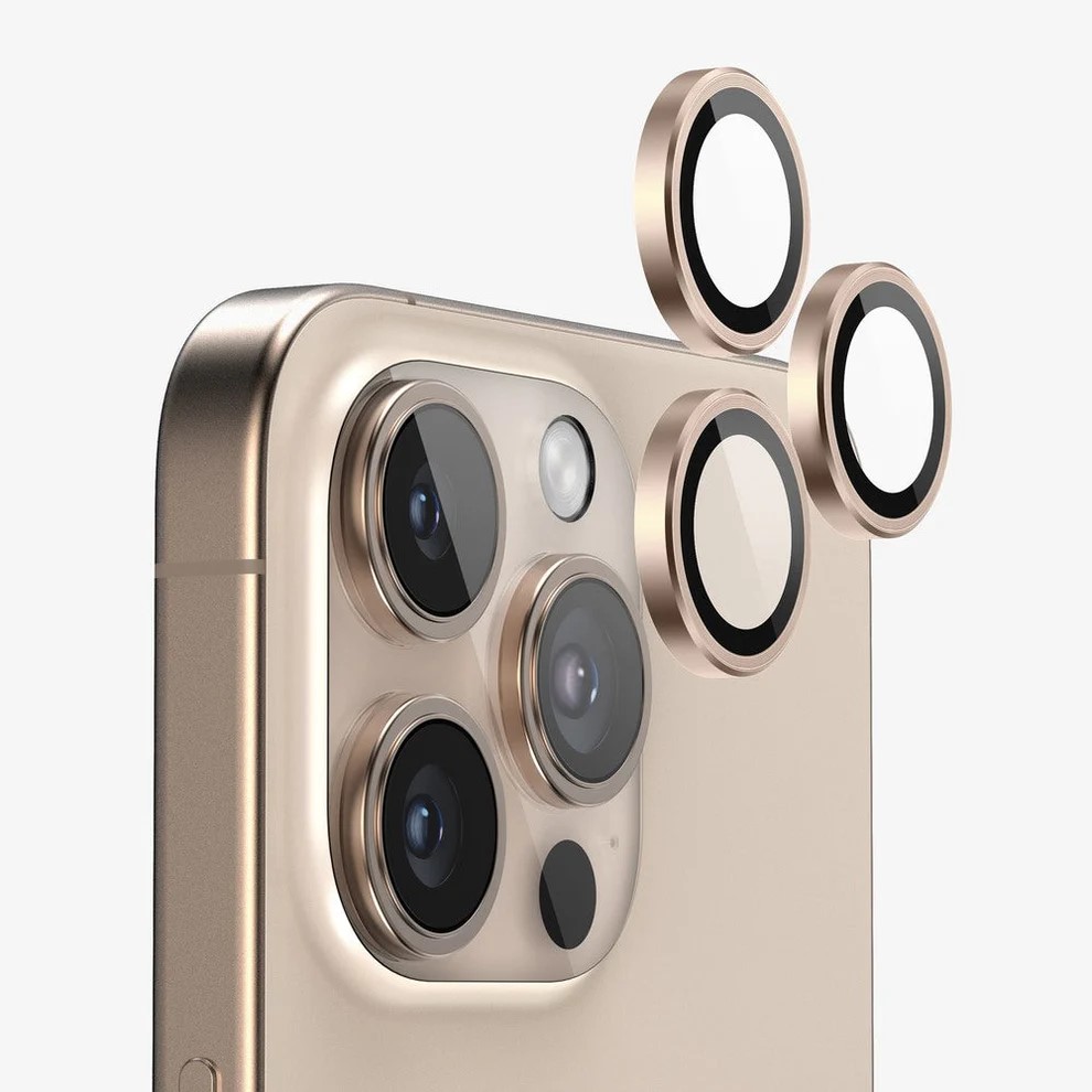 Metal Camera Lens Apple iPhone 16 Pro/16 Pro Max High Quality /desert titanium/