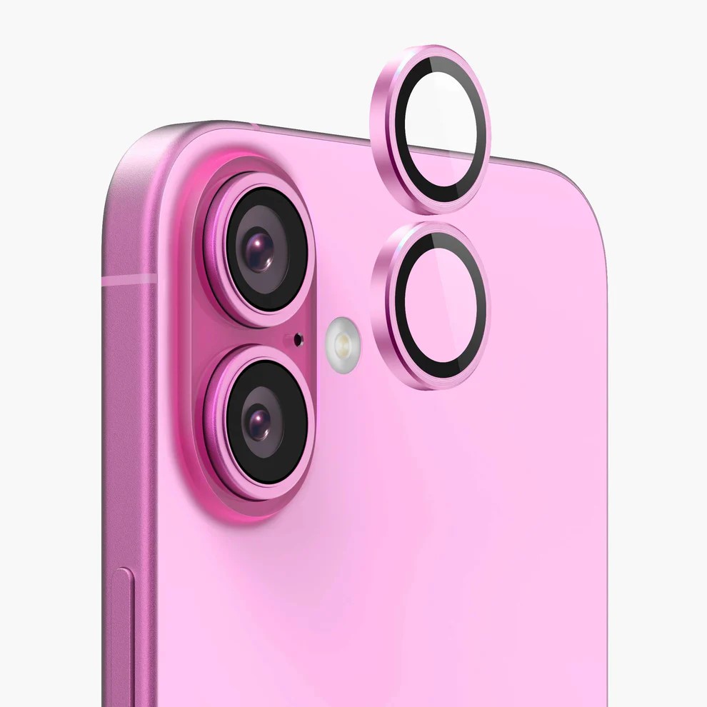 Metal Camera Lens Apple iPhone 16/16 Plus High Quality /pink/