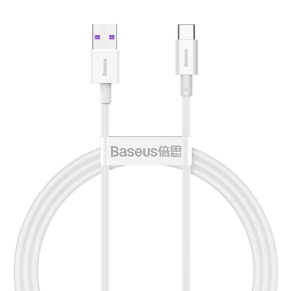 BASEUS Кабел USB-A - Type-C, 1м, 66W, Superior S, CATYS-02 /бял/