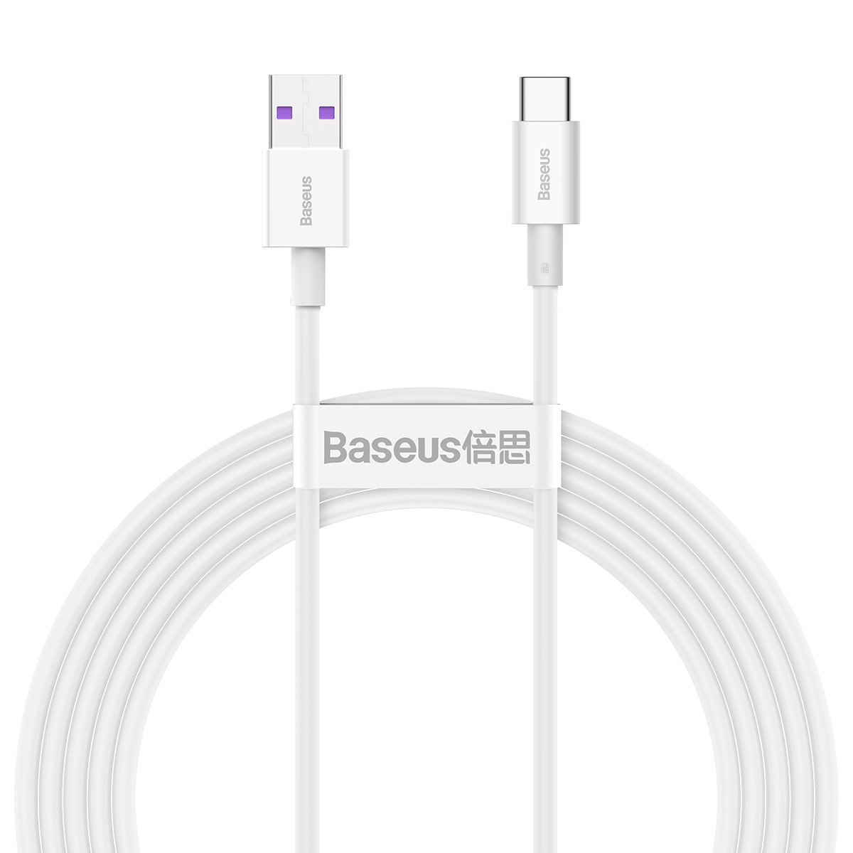 BASEUS Кабел USB-A - Type-C, 2м, 66W, Superior S, CATYS-A02 /бял/