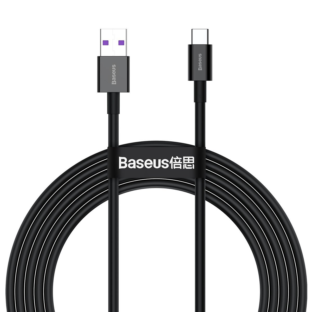 BASEUS Кабел USB-A- Type-C, 2м, 66W, 6A, Superior S, CATYS-A01 /черен/