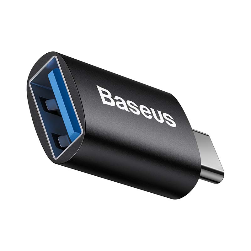 BASEUS Преходник адаптер от Type-C към USB-A 3.1, Ingenuity Mini OTG, ZJJQ000001 /черен/