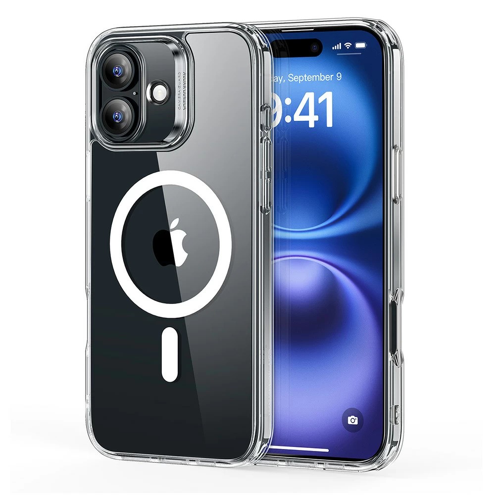 ESR Калъф Classic Hybrid iPhone 16, MagSafe /прозрачен/ Amazon Pack