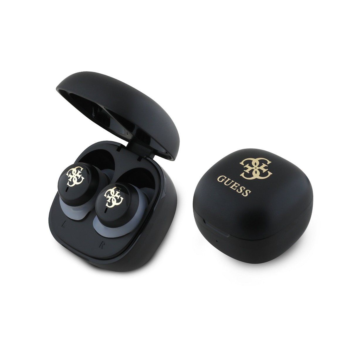 GUESS Bluetooth HF, 4G Logo Mini TWS, черен - GUTWSJ144ESK