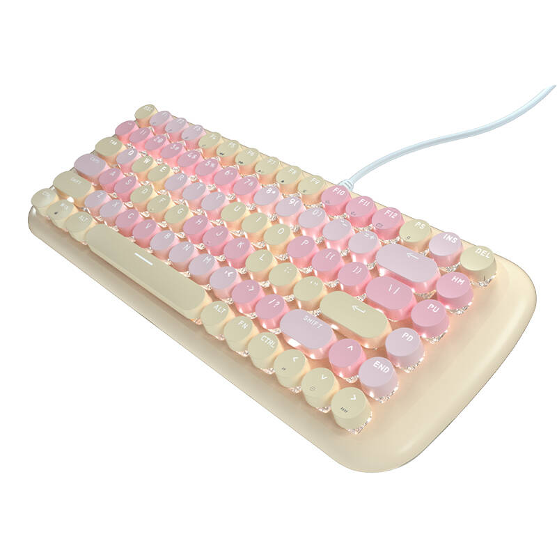 MOFII Клавиатура SK-645, Wired /candy new milk-tea cream/